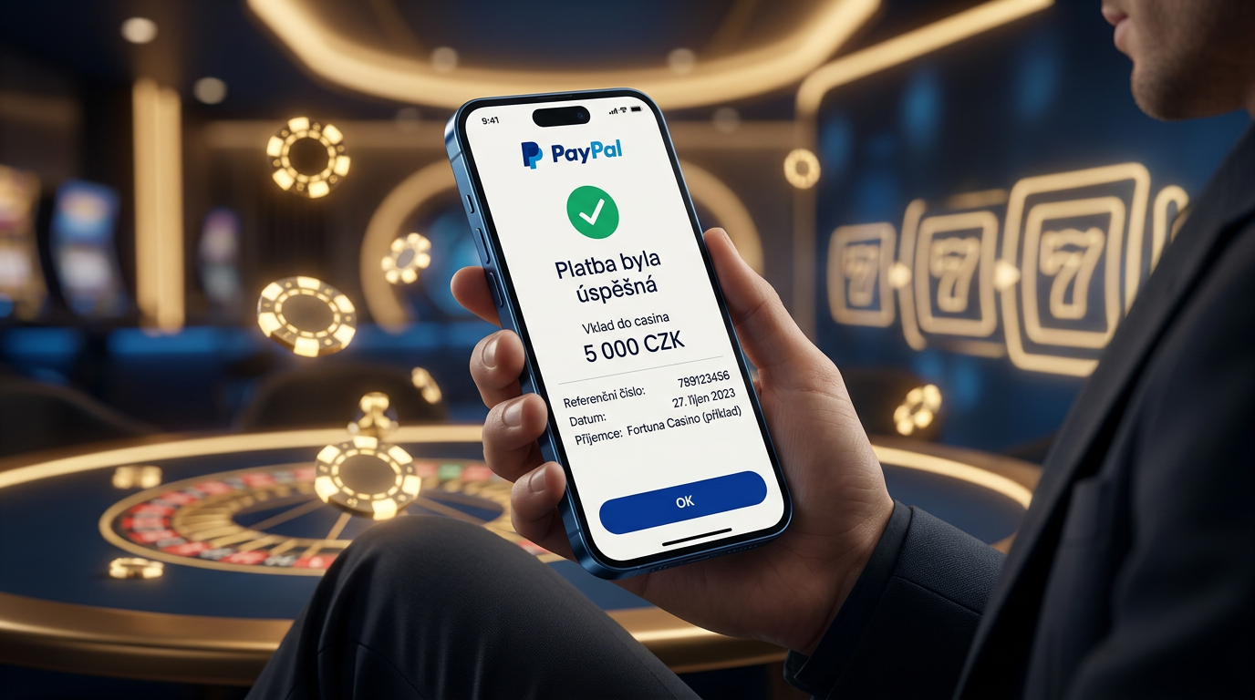 PayPal Casino 2026: Nejlepší online kasina s vkladem přes PayPal v ČR
